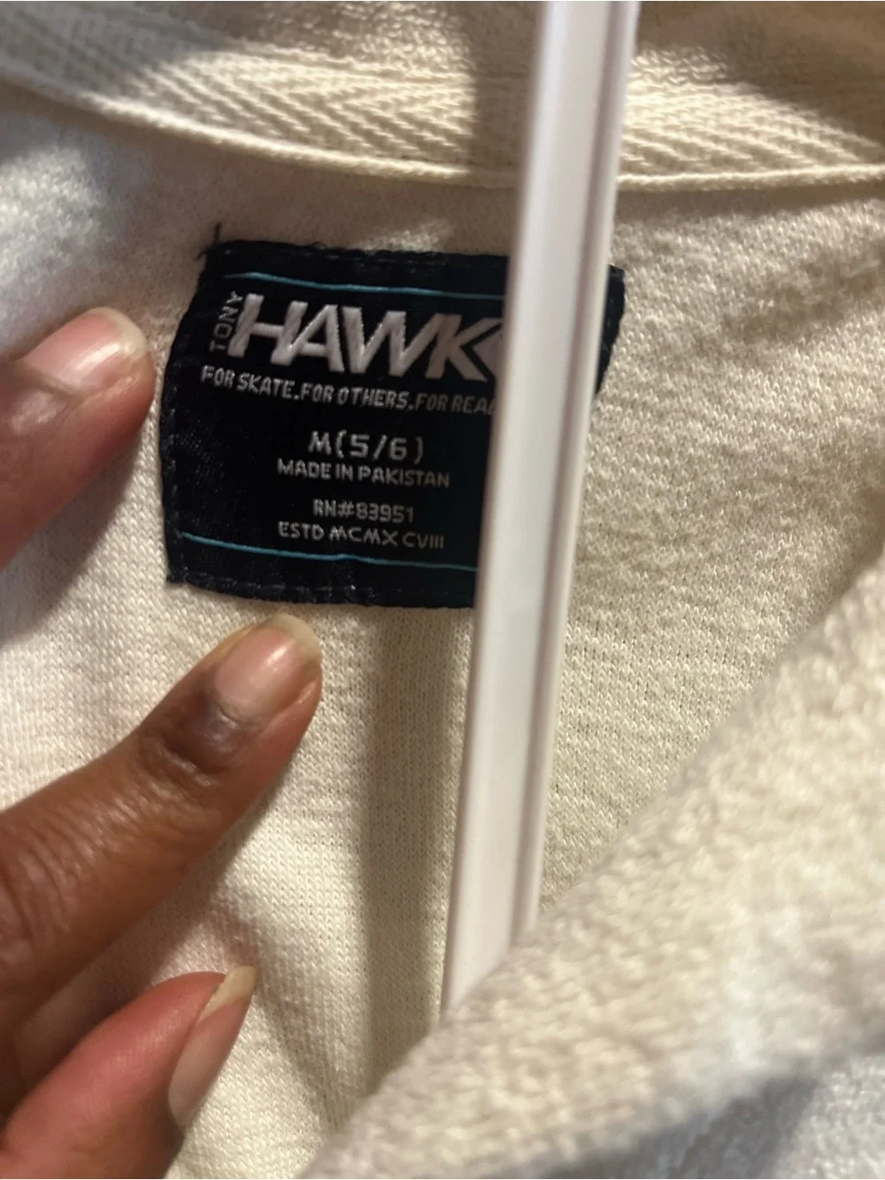 Tony Hawk Cream short set for Boys 5/6